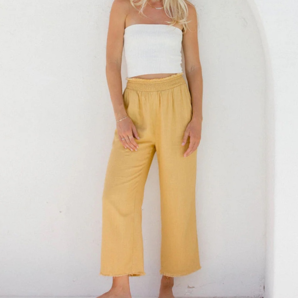 Luca Lined Linen Pants